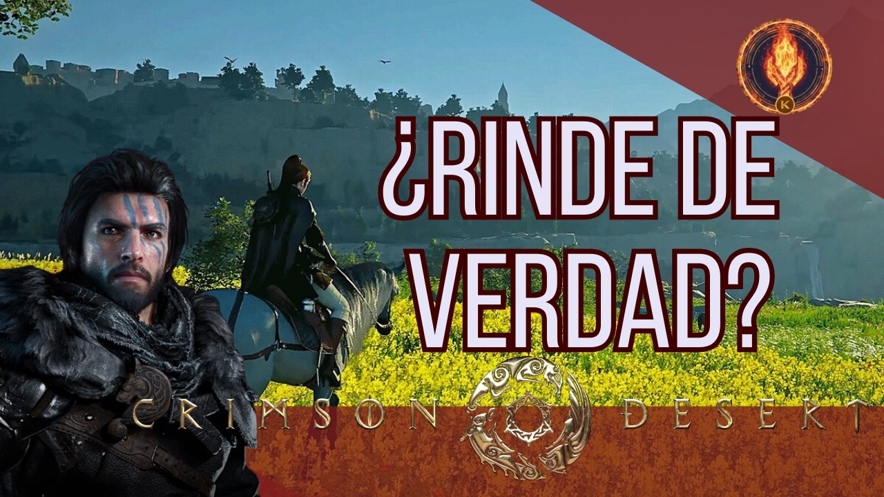 CRIMSON DESERT | NUEVO GAMEPLAY con nuevos detalles y PRUEBA DE RENDIMIENTO
