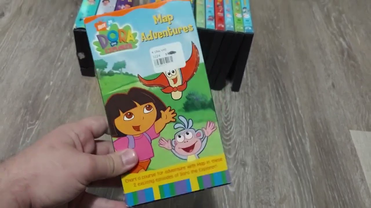 My Dora the Explorer and Go Diego Go VHS and DVD Collection so far
