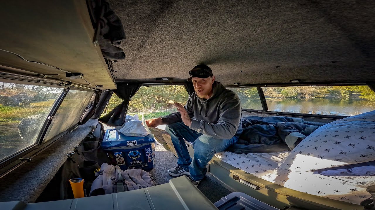 A Historic Overland Grave & Kraut Dogs - Solo Truck Camping