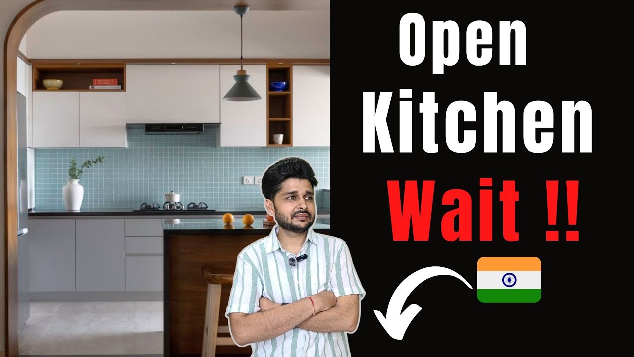 Open Kitchen INDIA me Smell & Mess Free Kaise Banaye? 3 BIG Problems Solved!”