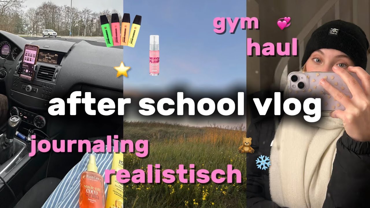 after school vlog ⭐️ *realistischer Nachmittag im Winter* 