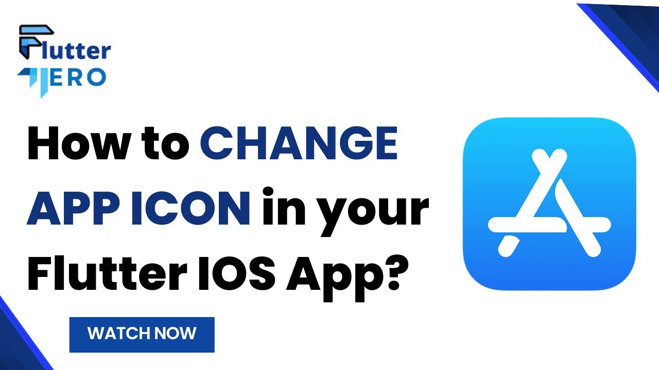 How to Change App Icon in Flutter (iOS Made Simple!)
