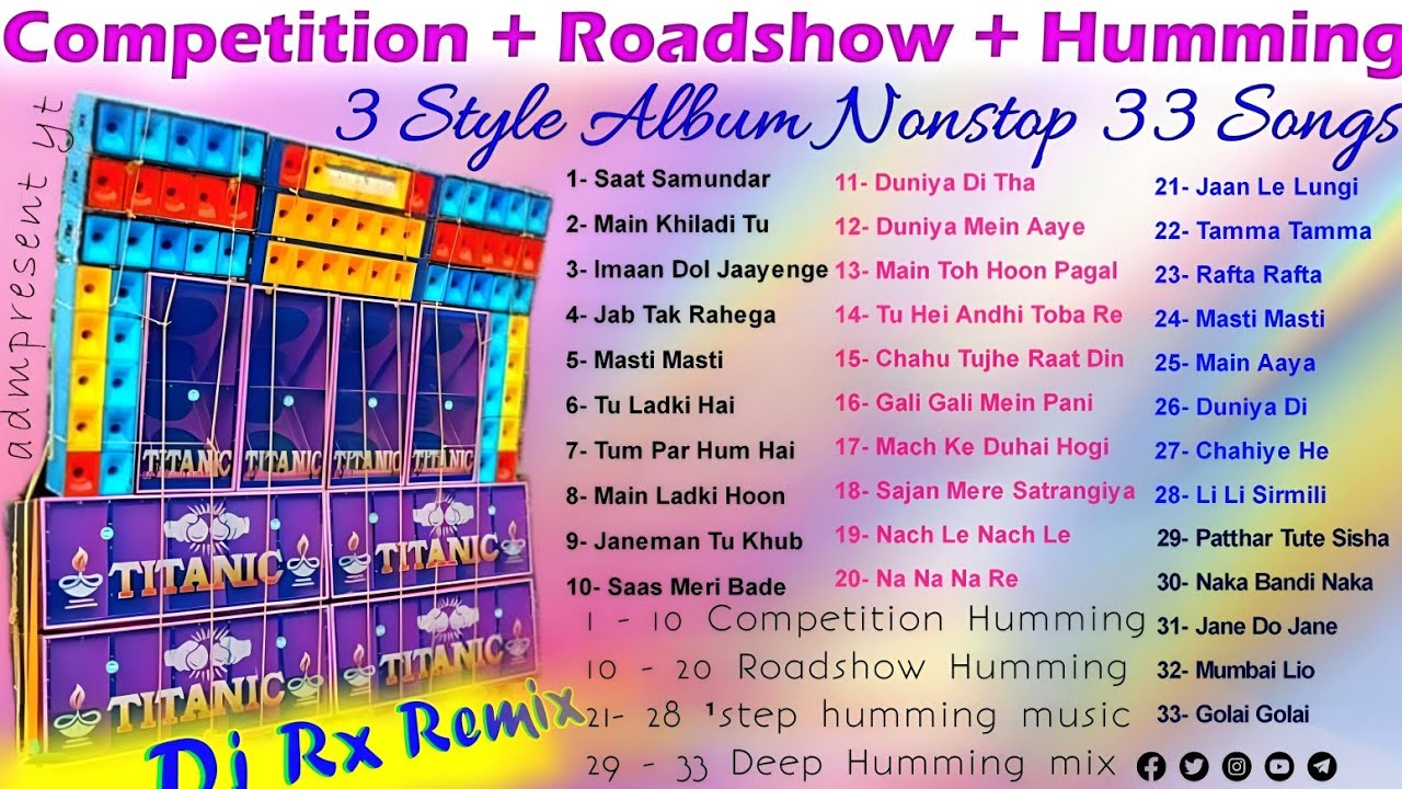 1 Step Humming Bass Dj Rx Remix 2024 /💿\ Competition Roadshow Humming 💯