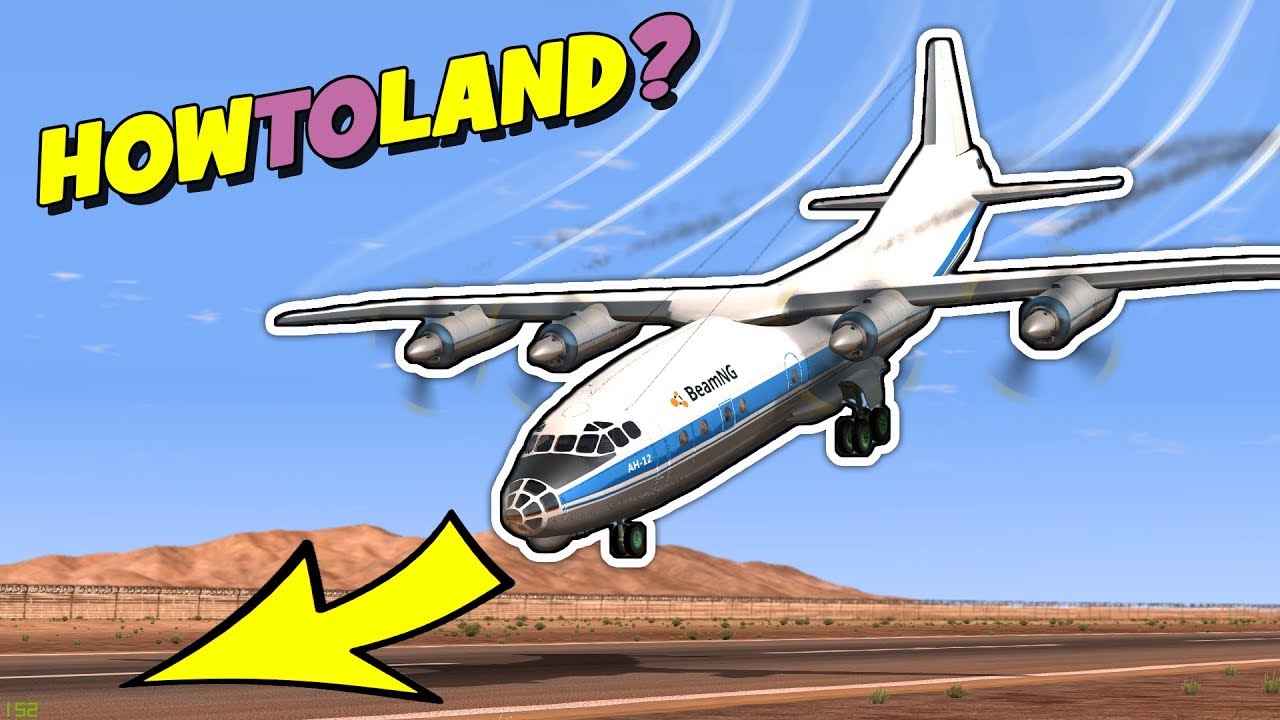 How to land a Plane? ✅ BeamNG.Drive