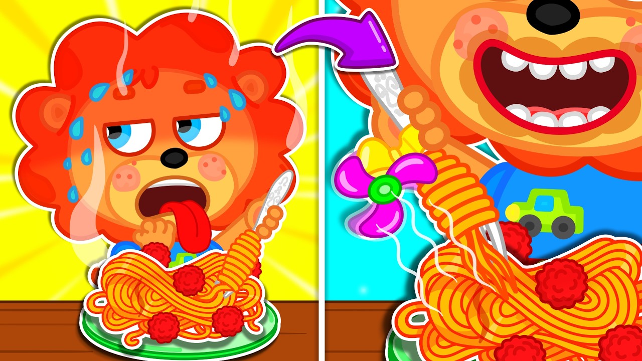 Lwiątko | Gorący spaghetti | Kreskówka dla dzieci | Bajki Po Polsku