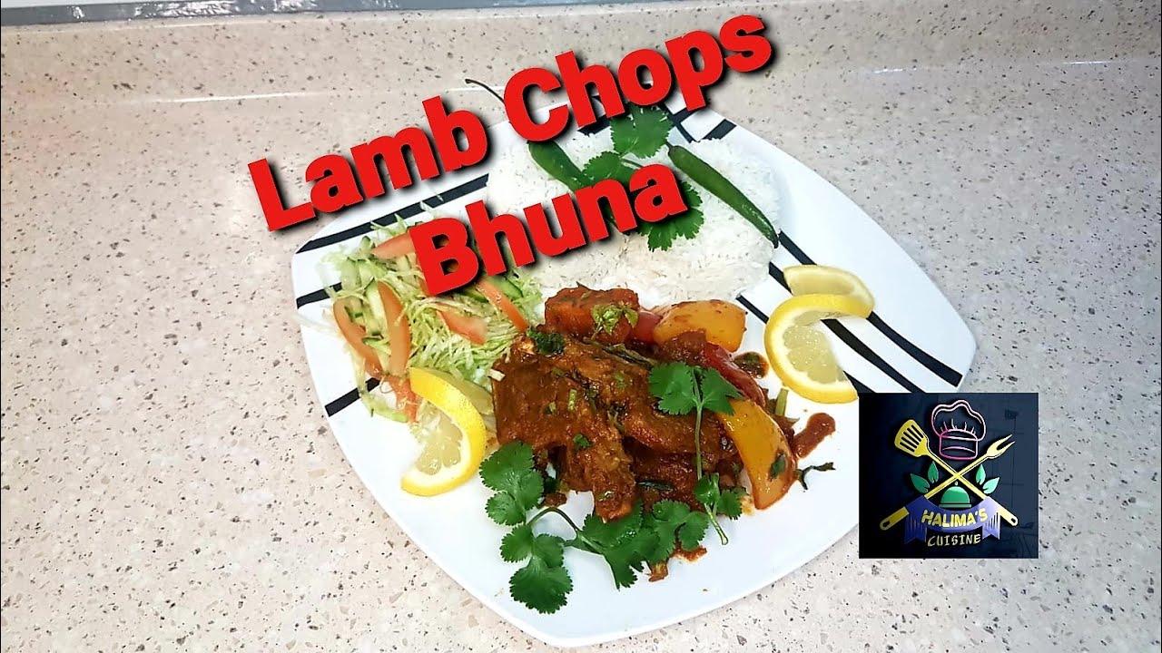 How To Make Lamb Chops Bhuna / Chops Curry /Meat Curry Easy way by Halima's Cuisine