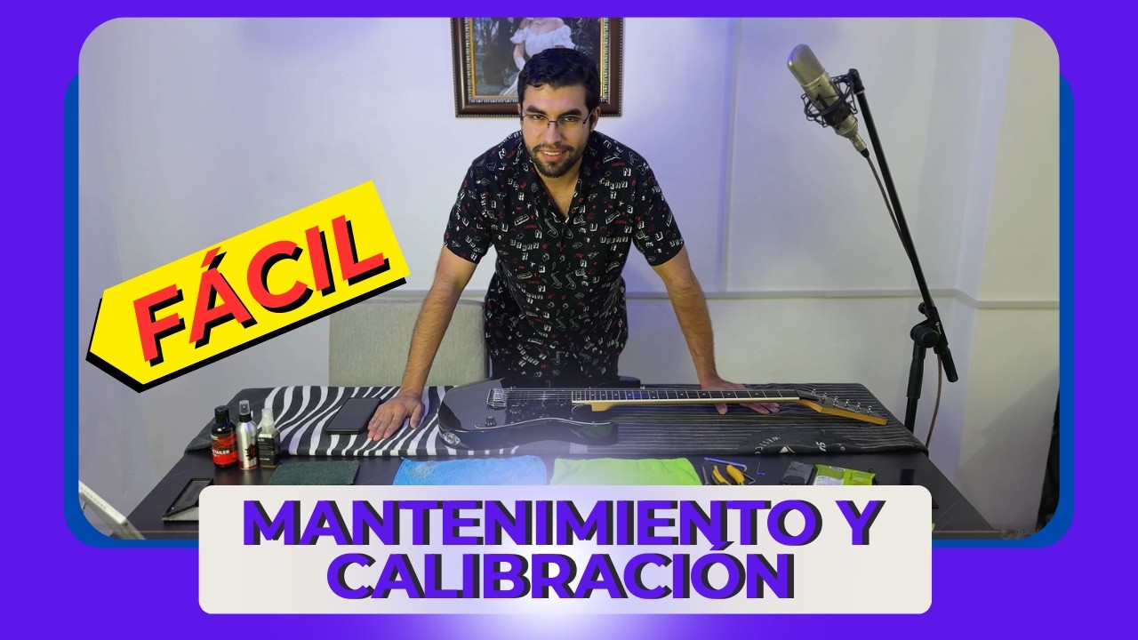 Mantenimiento COMPLETO para guitarra ELÉCTRICA (ajuste, limpieza y calibración)