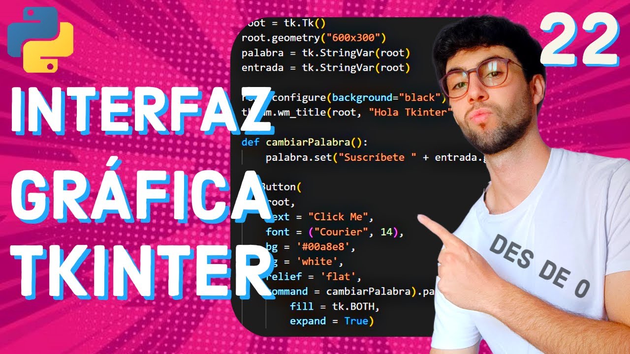 📊Curso PYTHON: INTERFACES GRÁFICAS [ con TKINTER ]
