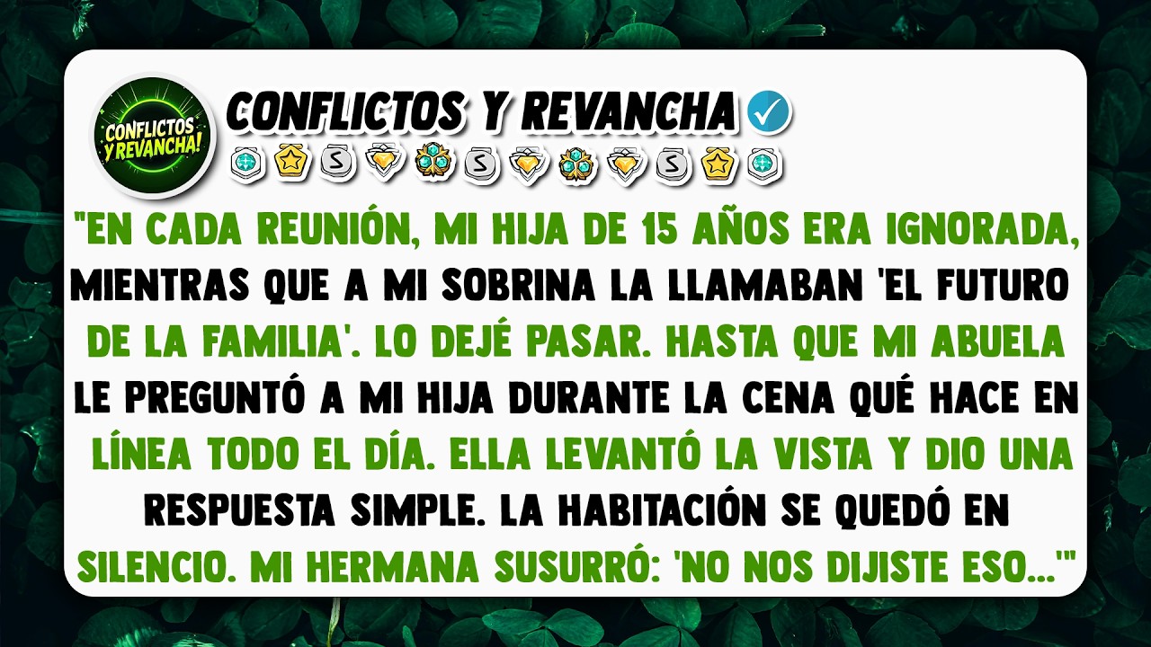 En cada reunión, mi hija de 15 años era ignorada, mientras que a mi sobrina la llamaban 'el futuro