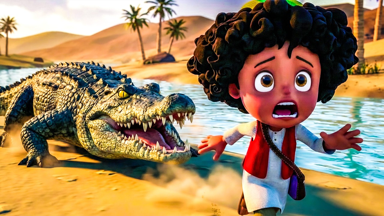 اكبر تمساح في العالم ظهر في نهر النيل وبكار حاول يصطاده ! 🐊| شوف التمساح عمل فيهم ايه 😯