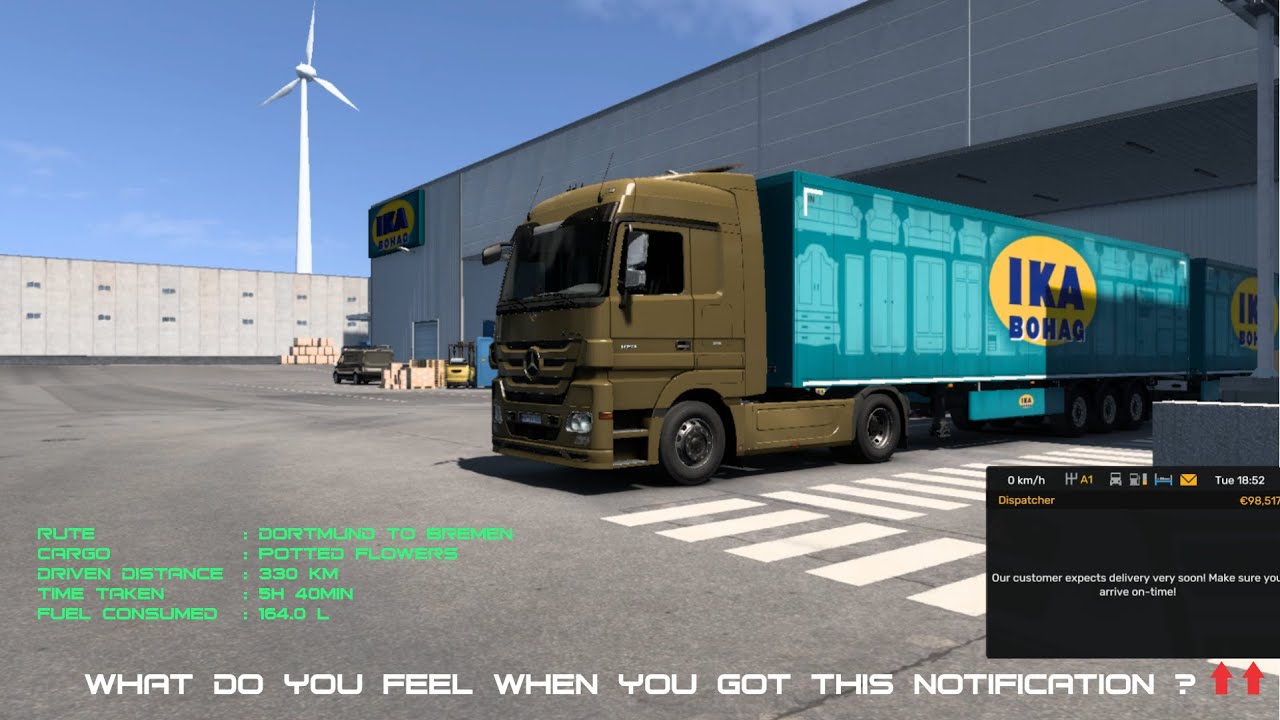 Euro Truck Simulator 2 - Dortmund to Bremen