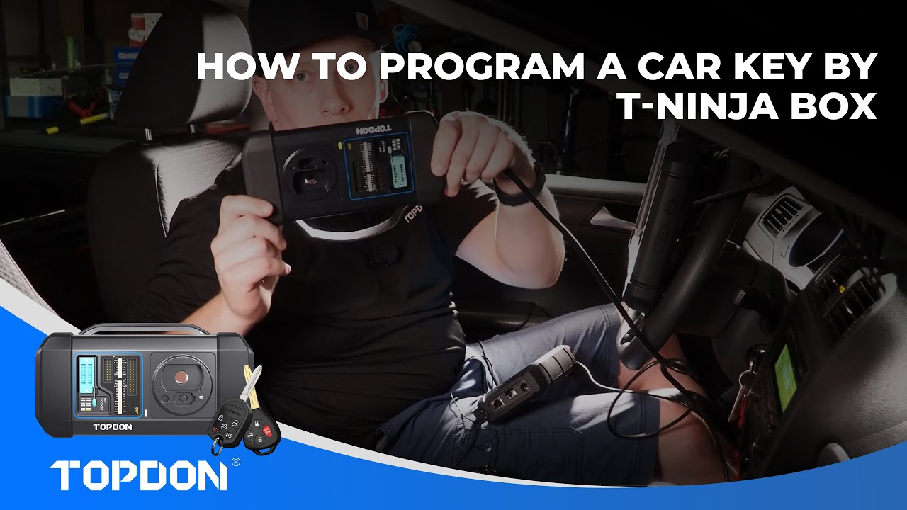 How to program a car key using Topdon T-Ninja Box | Quick and easy tutorial | 2015 VW Jetta