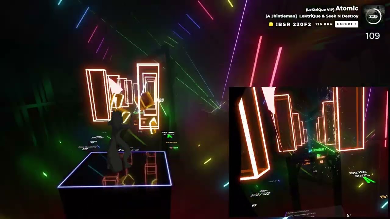 Beat saber - Atomic LeKtriQue VIP by LeKtriQue & Seek N Destroy