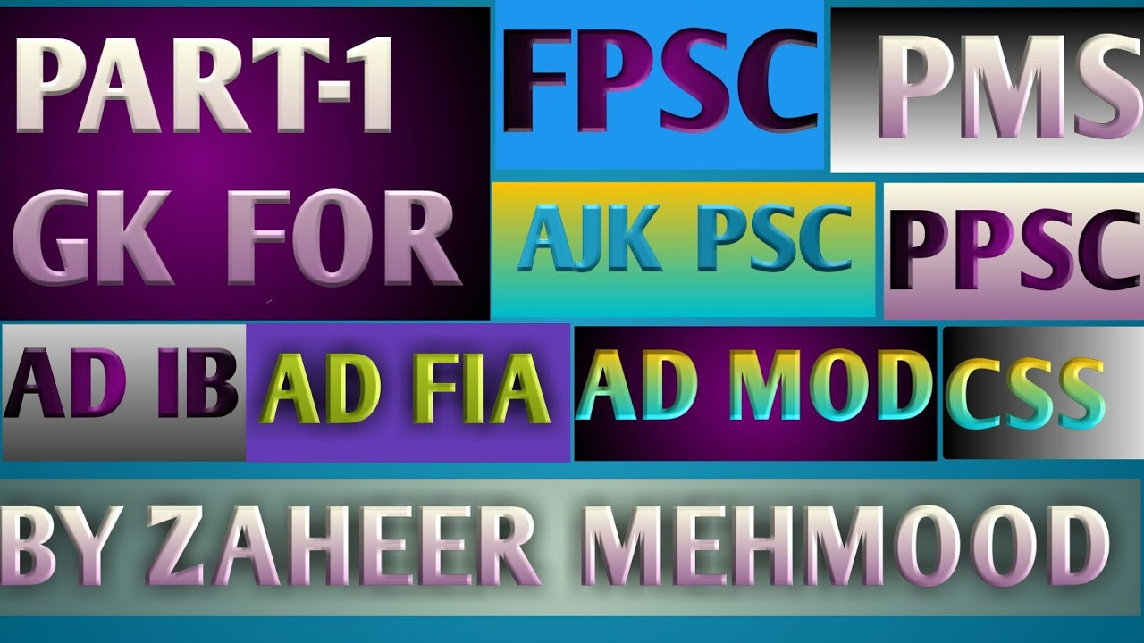 General knowledge PMS Most rpeated Gk QUESTIONS World GK Gk for Army Gk for PAF Gk for Fpsc