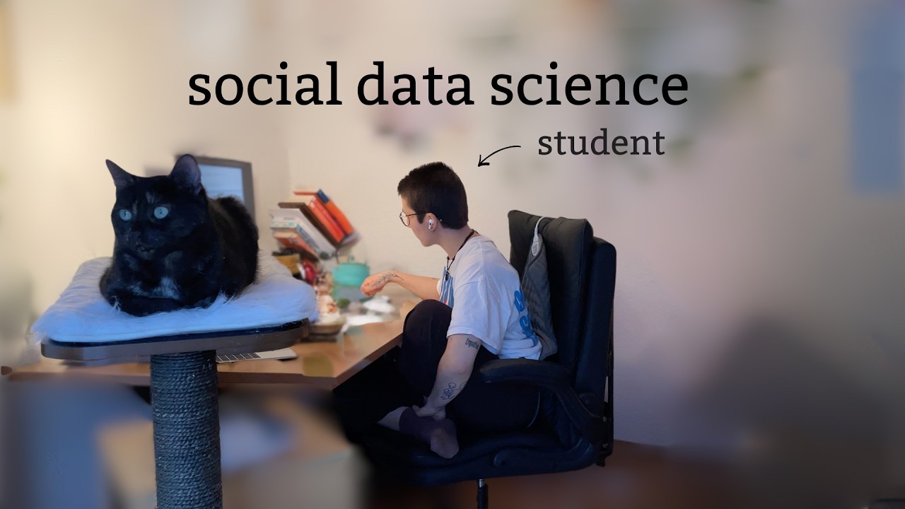 cozy study&nbsp;day: social data science | math, remnote wrapped, minimal talking vlog