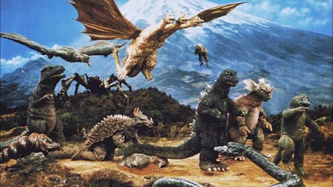 ALL GODZILLA MONSTERS 1954 - 2024
