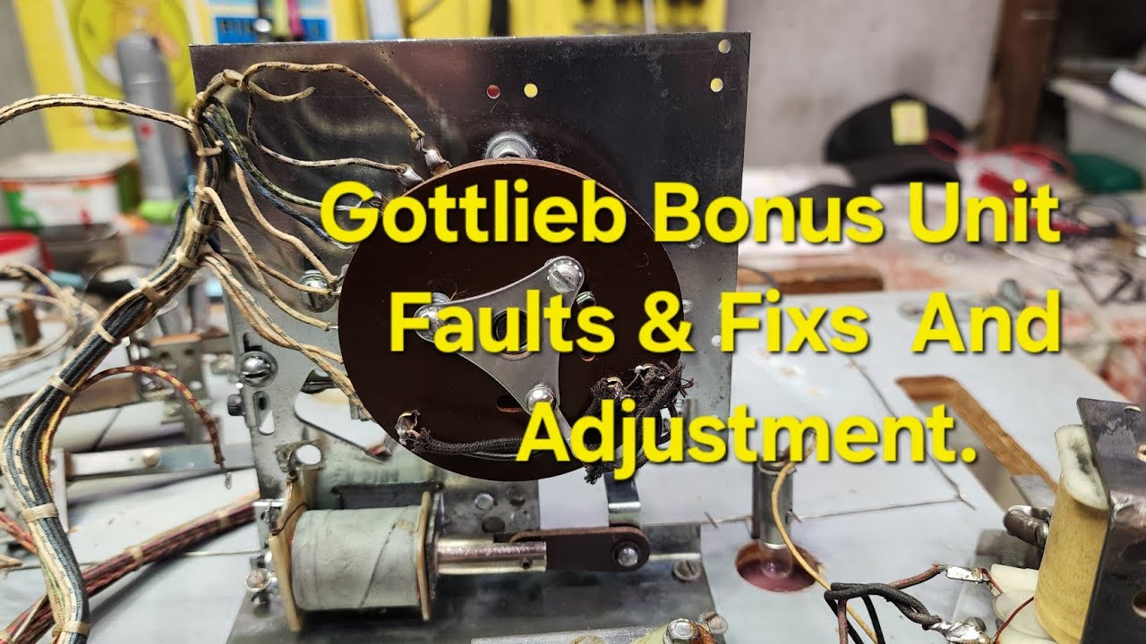 Servicing & Rebuilding Gottlieb Bonus Unit Outling Adjustments & Common Problems