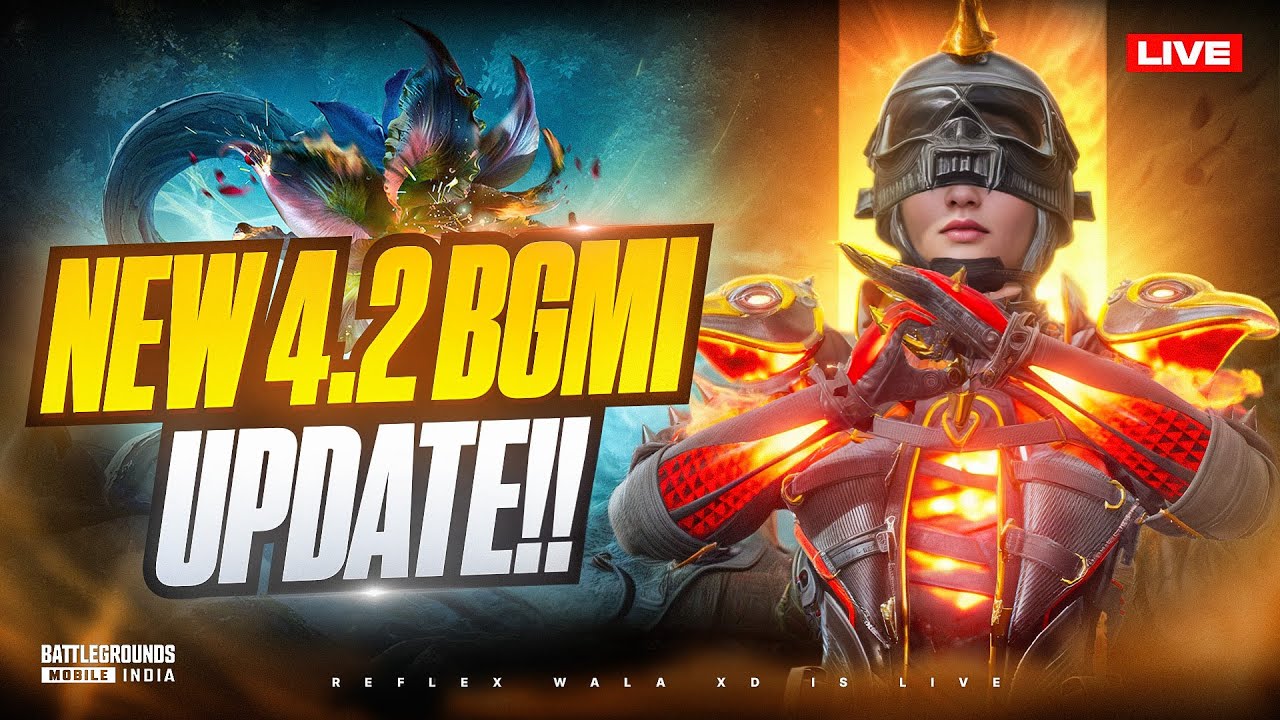 BGMI 4.2 UPDATE IS HERE | ReflexWalaXD | #shortsfeed #live #bgmi #bgmilive #pubgmobile