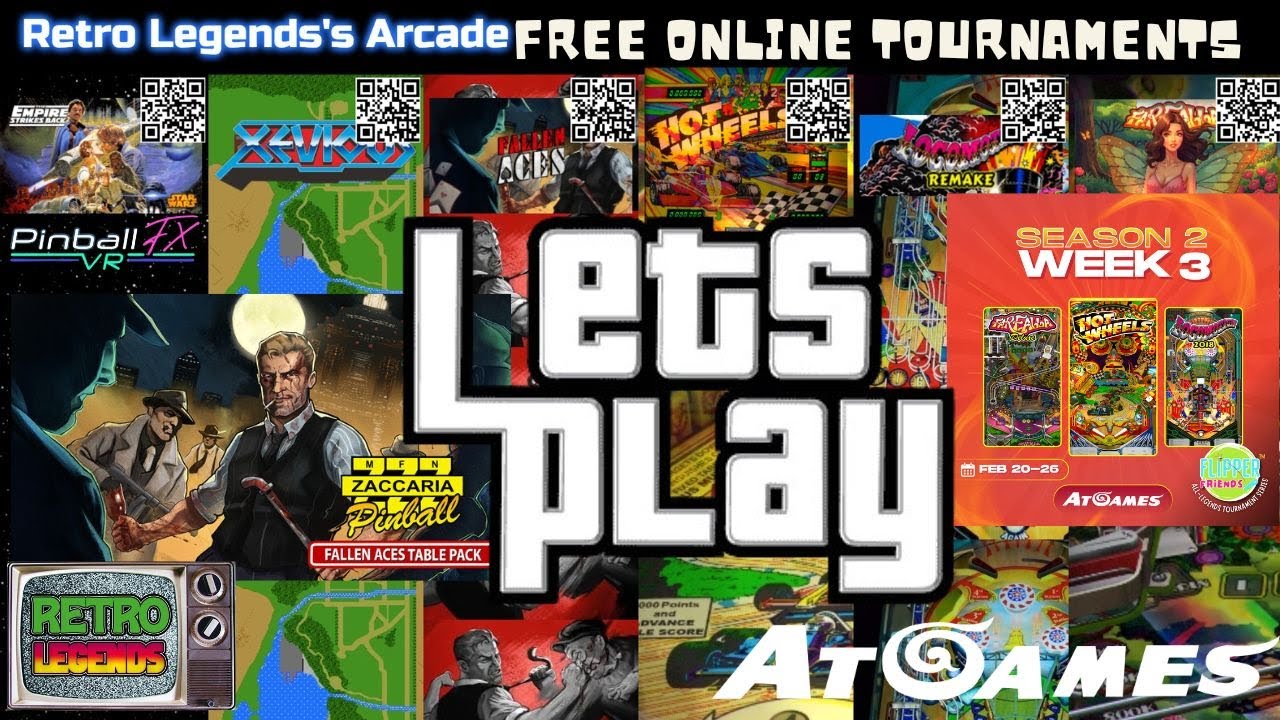 AtGames Pinball - Star Wars - Xevious Arcade 1982 - Fallen Aces - Retro Legends Arcade!