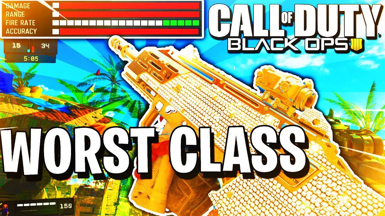 I CREATED THE WORST CLASS IN BLACK OPS 4 (WORST CLASS SETUP IN BO4)