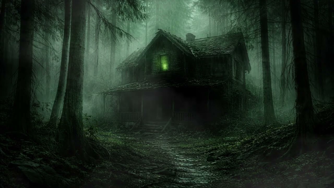 The Green Light in the Forest - 1 Hour of Horror Ambience