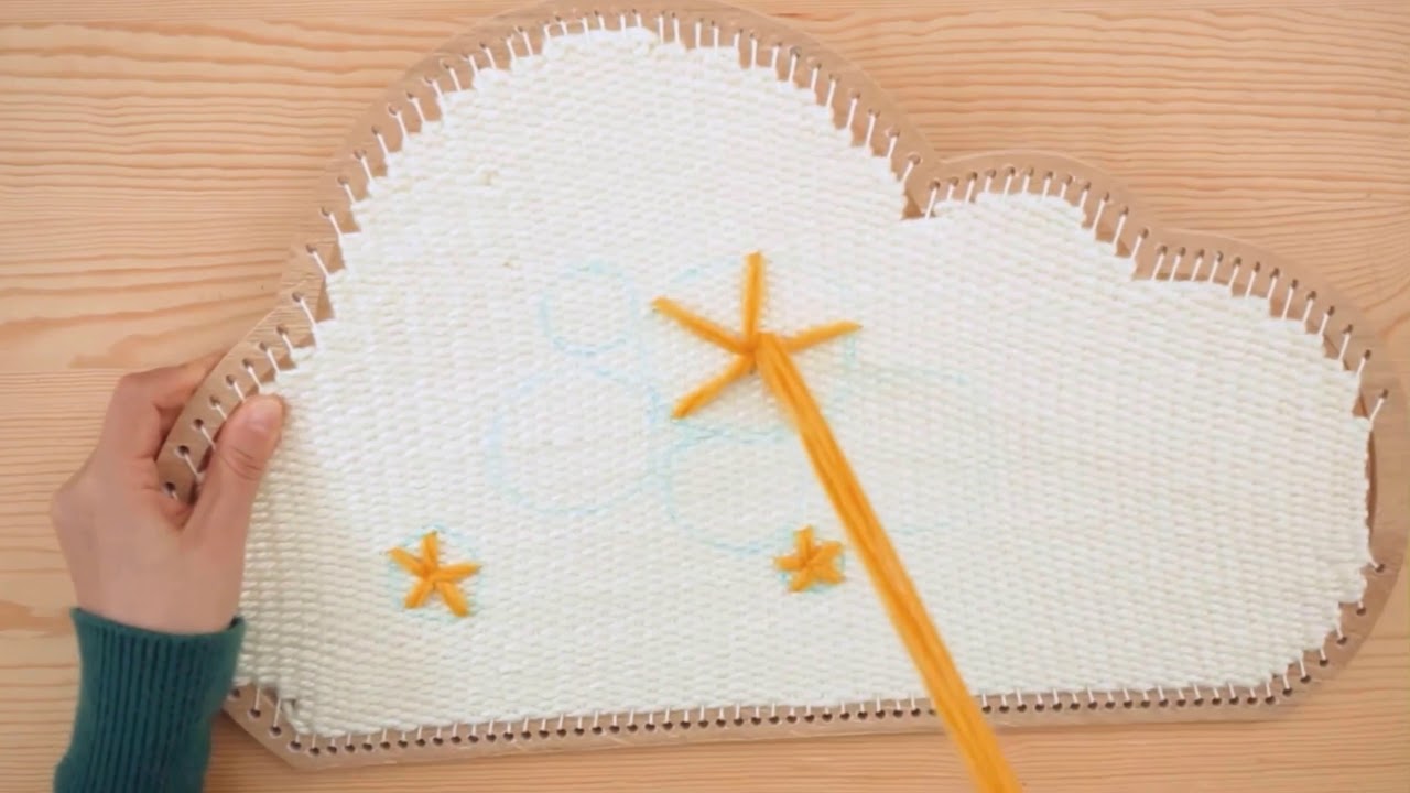 Lemon Art Crafts | Weaving Loom Kit for Beginners | Embroidery Tutorial