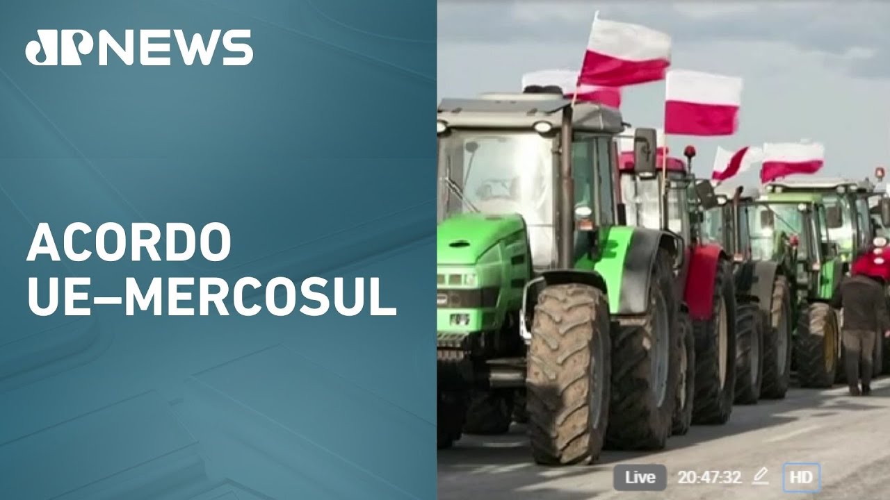Produtores rurais protestam contra acordo entre União Europeia e Mercosul