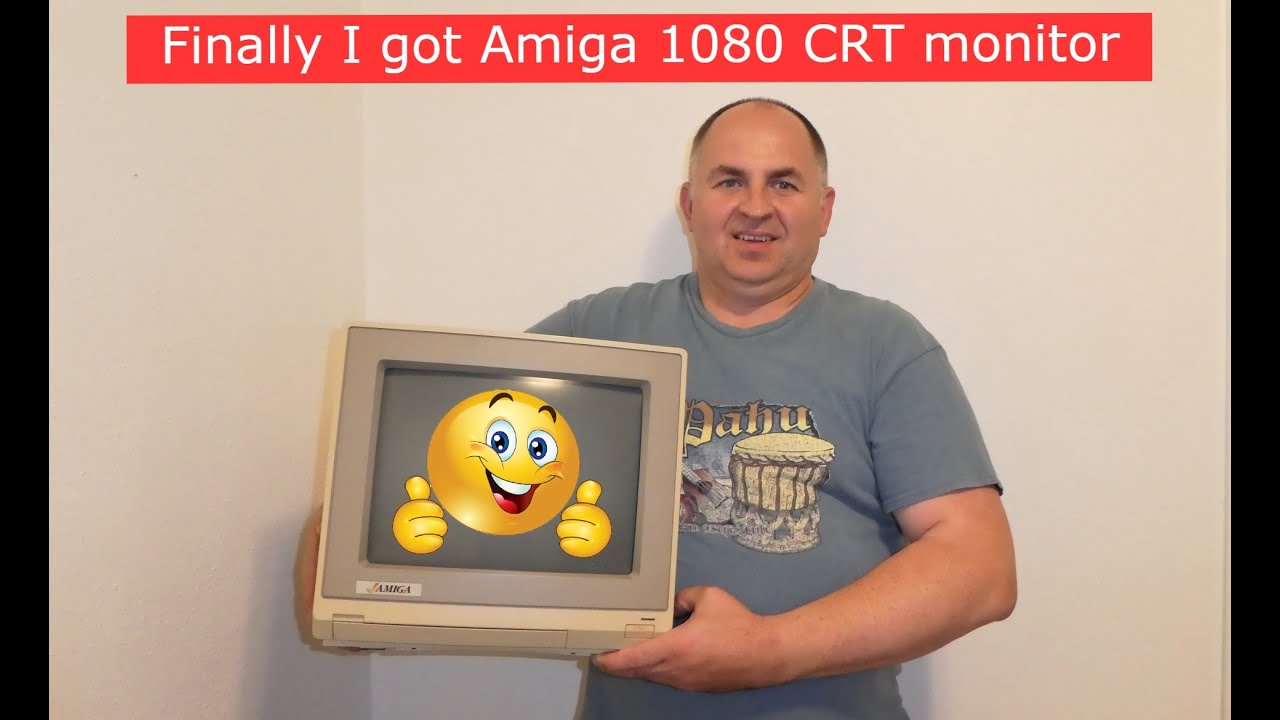 Наконец-то я раздобыл ЭЛТ-монитор для Commodore Amiga 1080, давайте протестируем его.