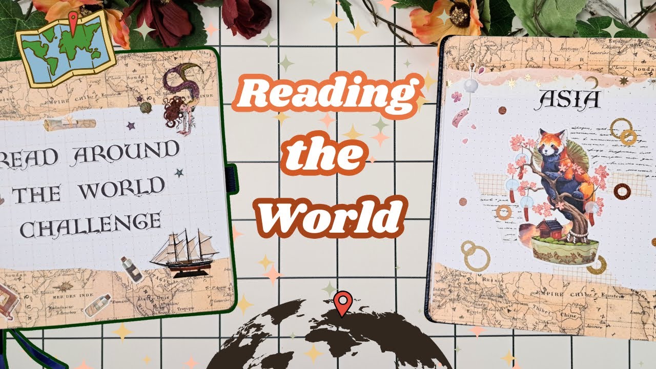 ✨ Starting New READING CHALLENGE! 🌍 Read Around the World Challenge Journal Setup 📚