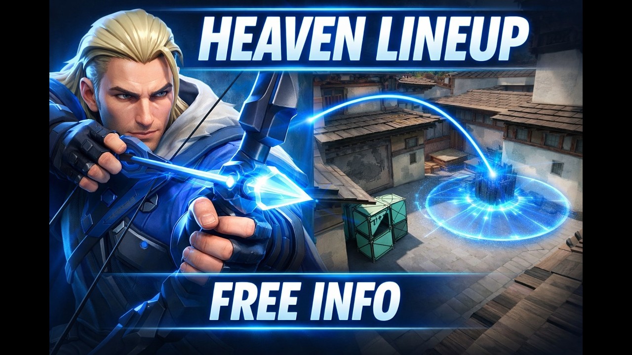 Easy Lineups For Heaven Sova / Valorant #valorantza #valorantlineups #valorantclips