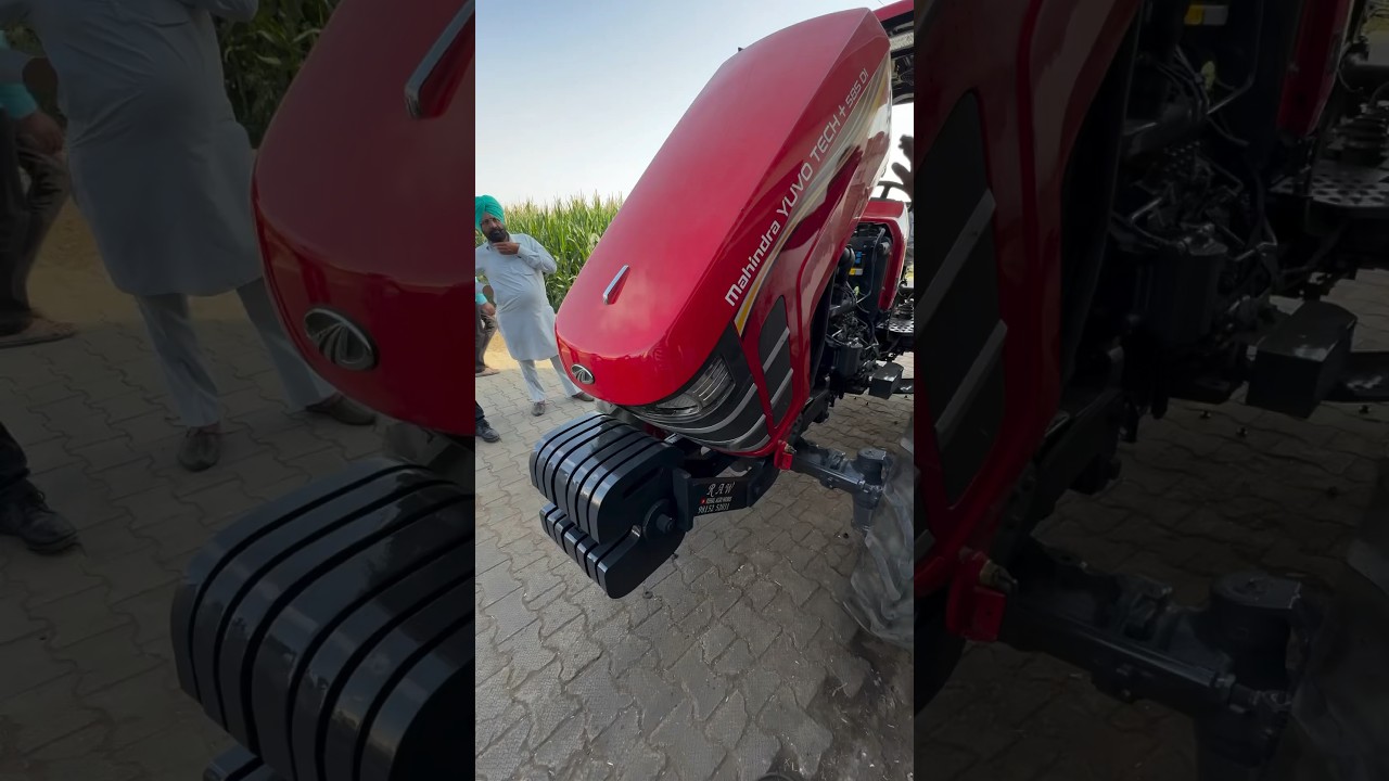 Mahindra yuvo 585 di 4wd || Mahindra yuvo front weight m.9815252031 #shorts
