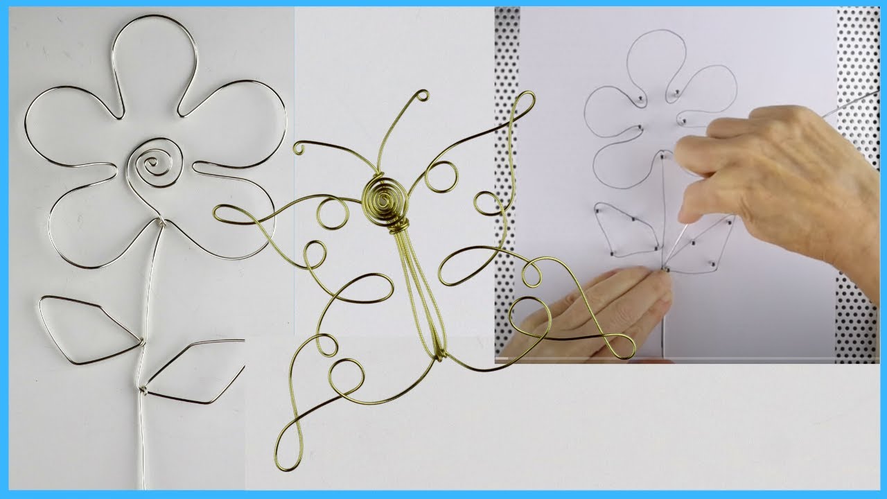 Artistic Wire Really Big Jig Tutorial // DIY Flower & Butterfly