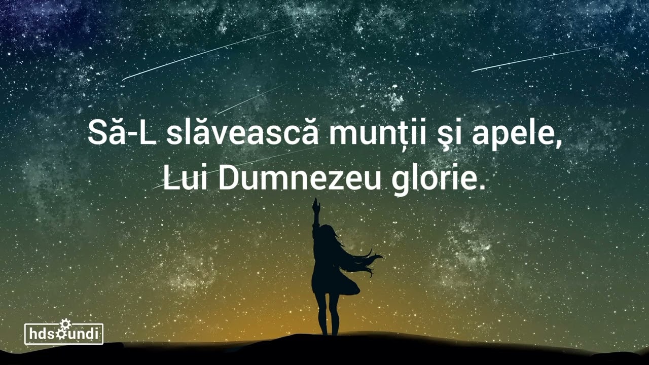 Cătălin și Ramona Lup - Cânt Lui Dumnezeu glorie. (Versuri)