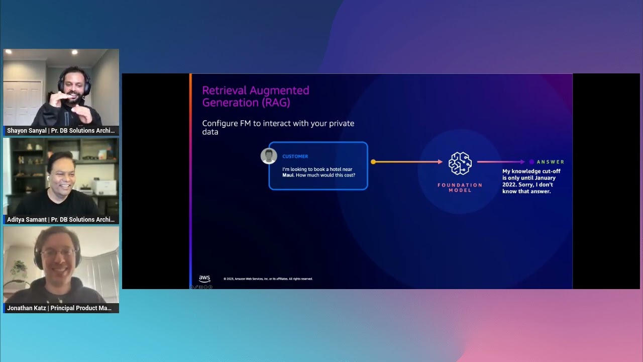 How to use Aurora as a Knowledge Base for Amazon Bedrock for RAG | The Data Dive on AWS OnAir S01