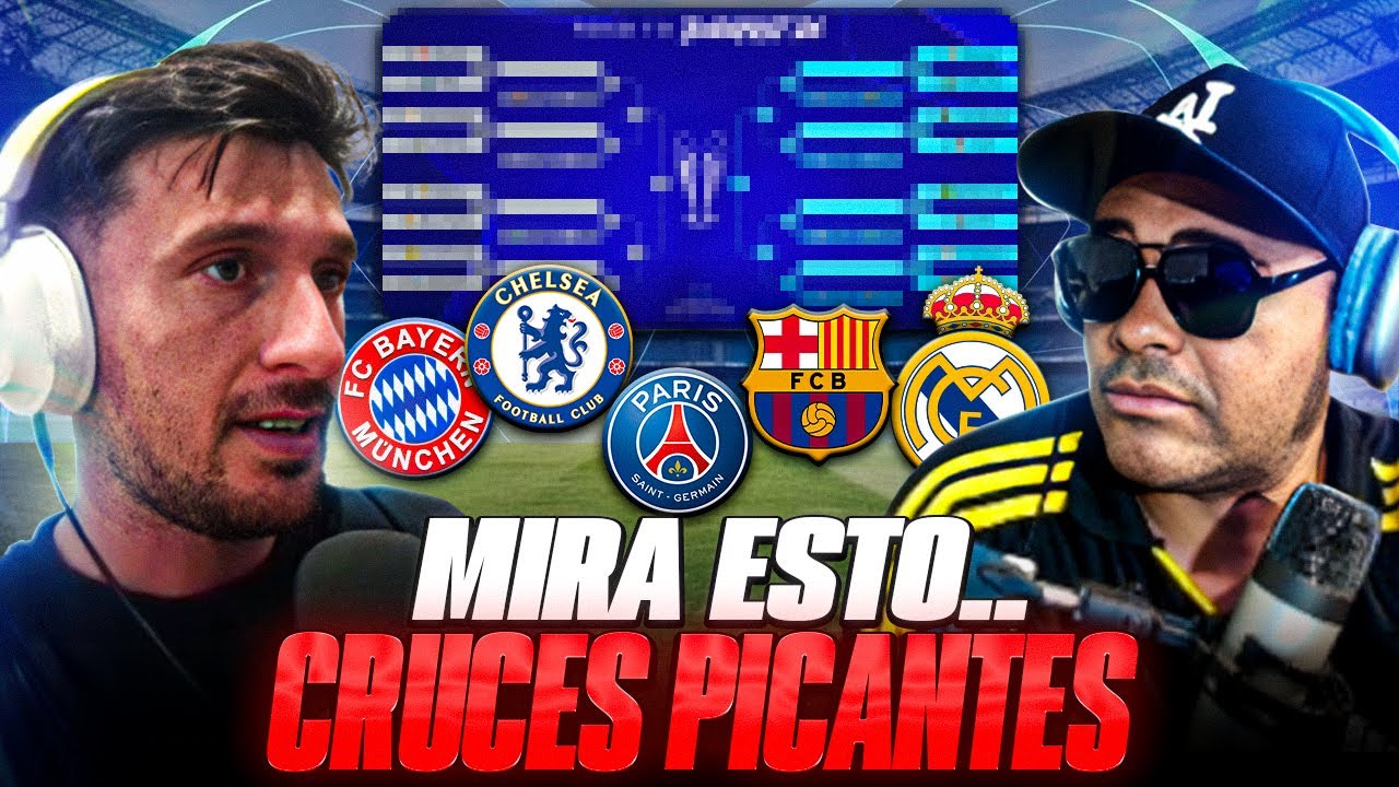 Así quedaron los cruces del sorteo de la Champions League