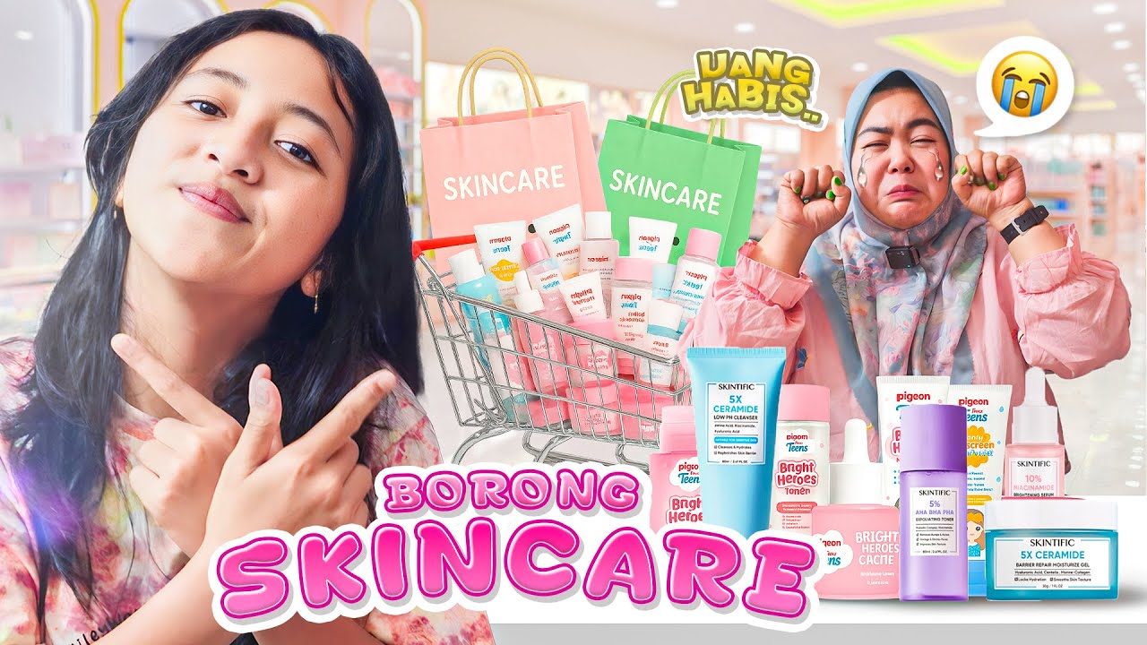 DINAR BORONG SKINCARE !! MAMATA NANGIS UANGNYA HABIS 😭💸 GARA-GARA DINAR BORONG SKINCARE 😭💔
