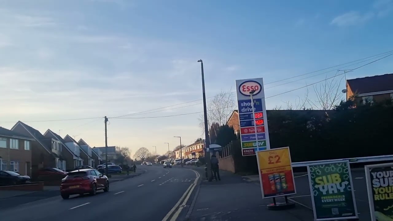 The of beauty  of the city  walking in warm weather   in hamstead during the winter 