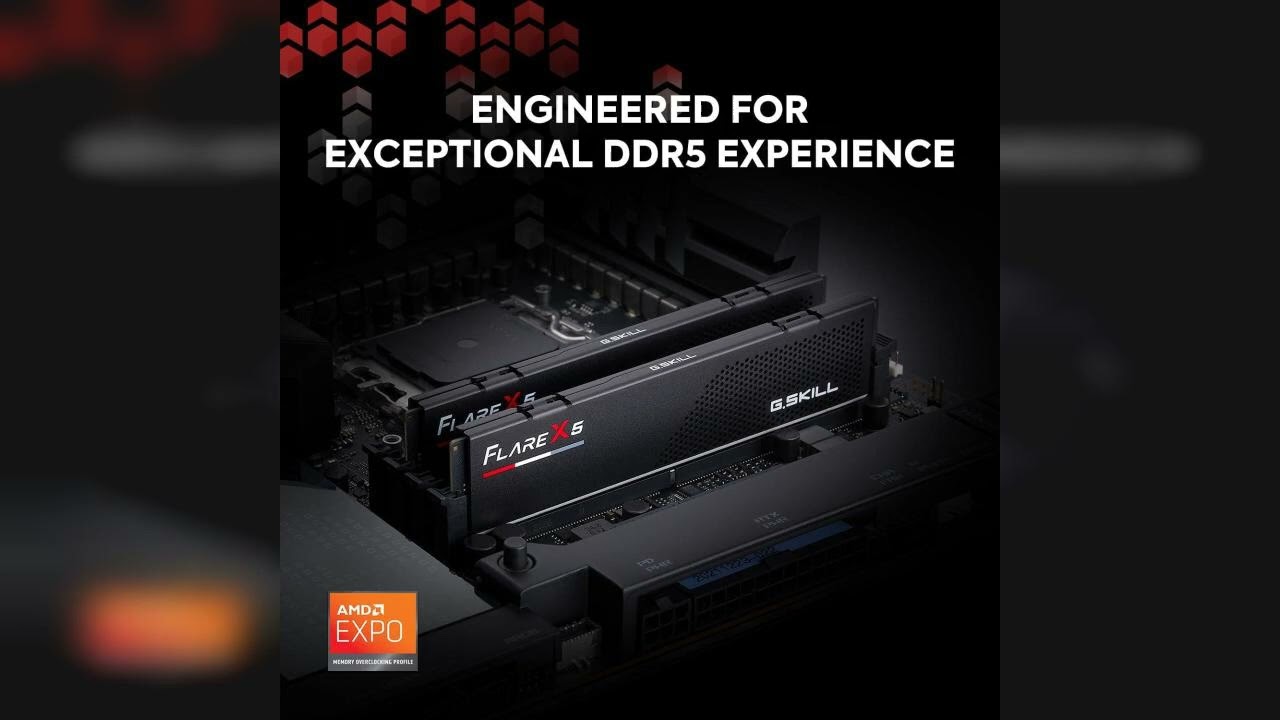Review: G.SKILL Flare X5 Series DDR5 RAM (AMD Expo) 64GB (2x32GB) 6000MT/s CL30-40-40-96 1.40V...
