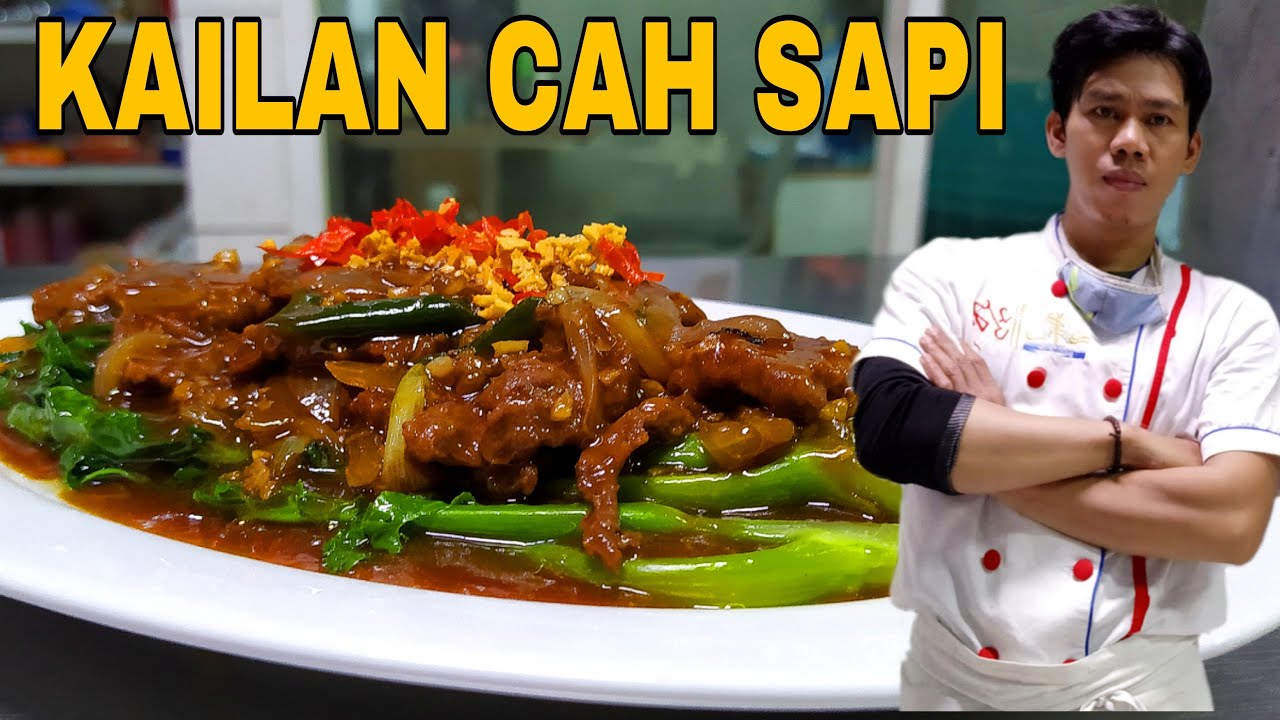 Kailan cah sapi, style Chinese HK || ala nanang kitchen