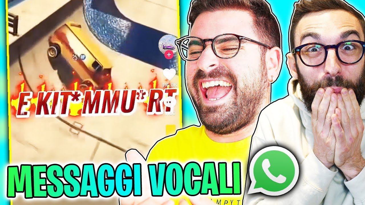 REAZIONE AI MESSAGGI VOCALI PIÙ VIRALI DI TIK TOK! con @xMurry
