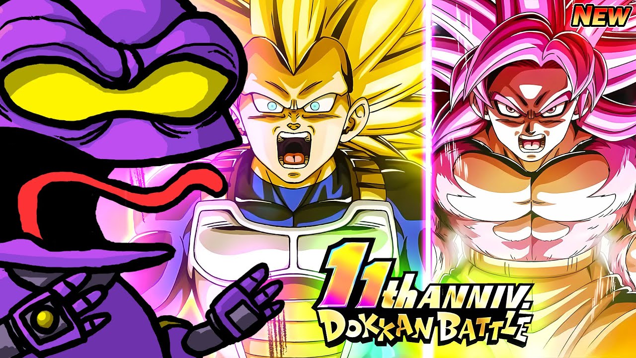 OMFG 11th ANNIVERSARY LR SSJ4 GOKU & SSJ3 VEGETA DAIMA REVEAL REACTION!! | DBZ Dokkan Battle