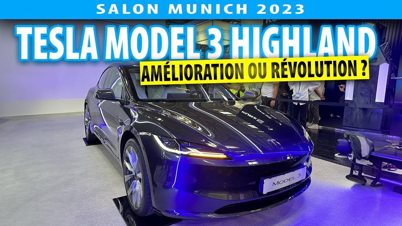 SALON MUNICH 2023 : on a pu monter dans la NOUVELLE Tesla Model 3 ! Amélioration ou révolution ?