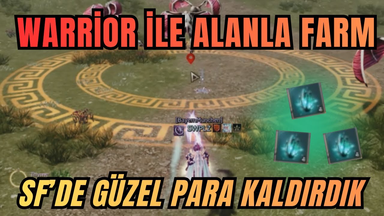 WARRİOR İLE MASRAFSIZ ALANLA FARM | SEVENFOLD UZUN SÜRE SONRA GÜZEL PARA BIRAKTI | Rise Online