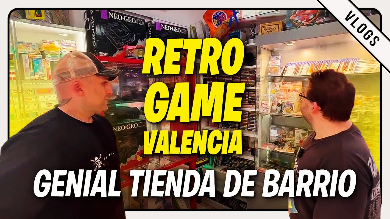 Visitamos RETRO GAME VALENCIA, una TIENDA de VIDEOJUEGOS de BARRIO con mucho encanto