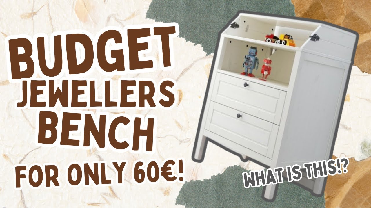 Jewellers bench on a budget | IKEA hacks | Craft room tour | Metalsmithing for beginners