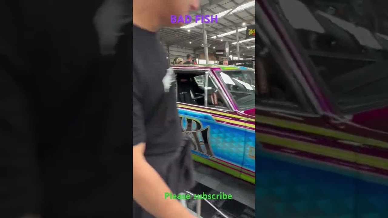 Bad Fish: Hemi powered Barracuda retro drag racer at MotorEx 2025