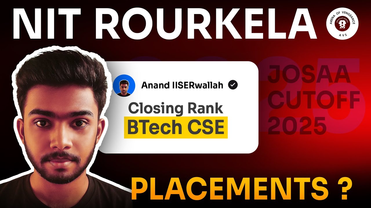 NIT Rourkela Cut Off 2025 😱 | CSE, ECE, Biomedical | Placements 2025 #iitjee #nit #jee