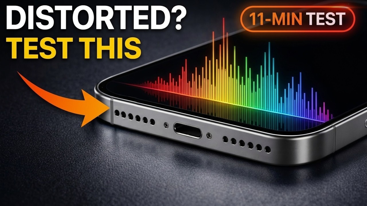 Distorted or Crackling Phone Speaker? Try This 11-Minute Test 🔊