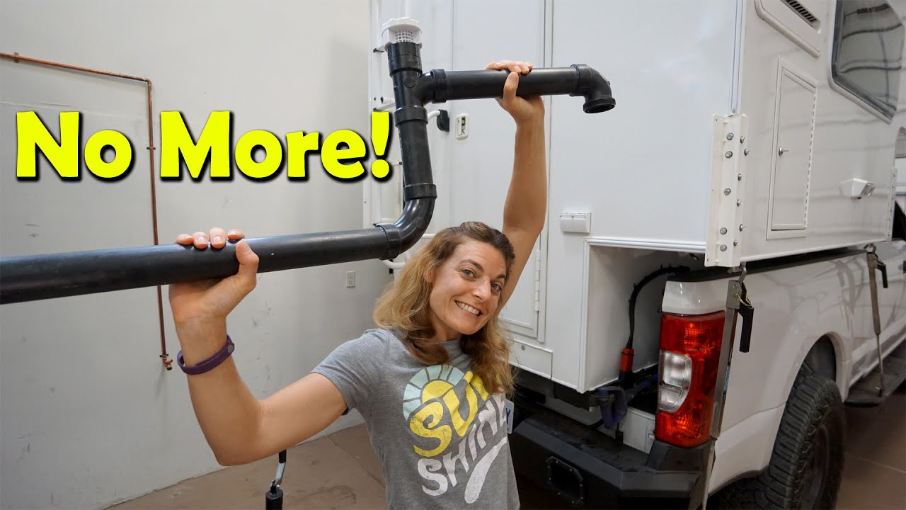 No Gray TANK??  Expedition Truck Camper Build!