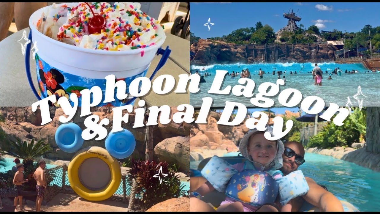 🌊 Disney’s Typhoon Lagoon Fun + Last Resort Day Before Heading Home! 🏝️🍹